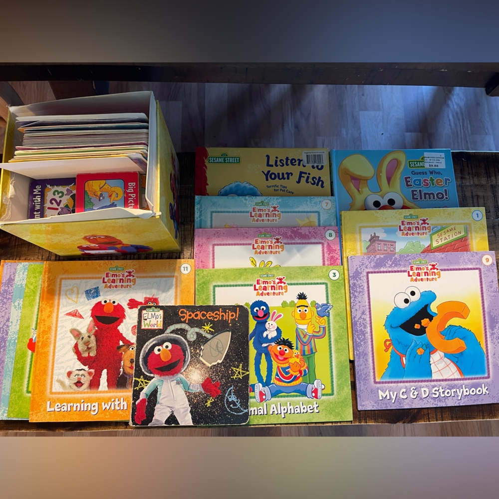 Sesame Street Colorful Learning Books Collection